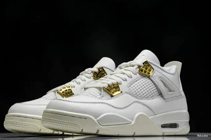 Cheap TBK Gold 4 AQ9129-170 Jordan Retro Metallic 0525